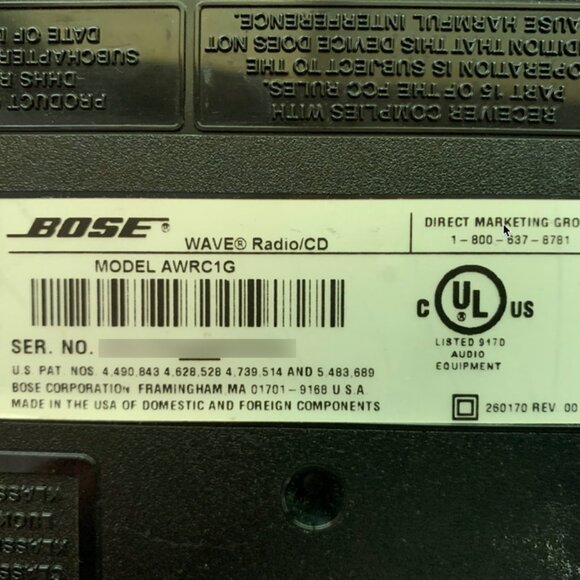 Bose Wave MODEL AWRC1G - Picture 9 of 9
